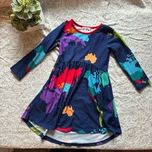 Girls Globe Seven Continents Dress size 4 school dress